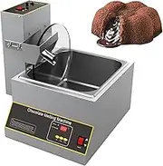 Chocolate Melting Machine, Chocolate Wheel Mixer Maker with Melting Furnace, Chocolate Coating Moulding Melting Mixer Machine,Adjustable Speed 35-55RPM/min for Cake Shop