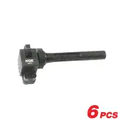 6 x NGK Ignition Coils for Holden Rodeo TFR7 TFR9 RA 3.2L 3.5L V6 OHV MPFI 24V