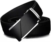 [Generic] Men Fashion Business Two-Layer Cowhide Automatic Buckle Belt,Length 120cm