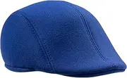 [Dress Up America] Newsboy Cap for Men - Classic Flat Cap Cabbie Hat - Comfortable and Timeless Irish Headwear for Adults, Royal Blue, One Size
