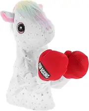 Plush Cartoon Unicorn Hand Puppet Interactive Stretch with Sound Effects for Engaging Storytelling Fun and Imaginative Play for Parent Activities