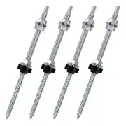 Hanger Bolts, Pre-Assembled, V2A, Height-Adjustable, for Photovoltaic Solar5962