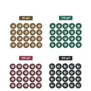 80Pcs Double Wheel Buffing Polishing Set for Dremel Rotary Tool Bit Accessories