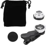 Tofficu 2sets Fisheye Lens for Smartphones Wide Angle Macro Phone Lens Kit for Stunning Landscape Flower Photography Easy Installation Clip Attachment