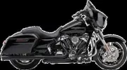 Cobra Black 3in Slip On Muffler w Race Pro Tip Harley Tri Glide Ultra 17-18