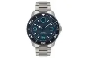 Movado Titanium Blue Dial Men's Swiss Made Watch - 3601122