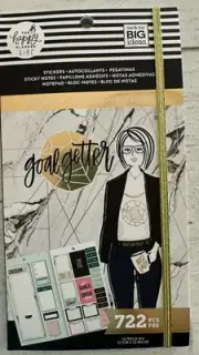 Happy Planner Goal Getter 722 Accessory Book Stickers MAMBI New Create 365
