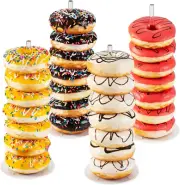 4PCS Acrylic Donut Display Stand Tower - Dessert Table Holder for Donuts, Bagels