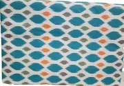 Peva Vinyl Kitchen Tablecloth 57"x70"Oblong,MULTICOLOR OVALS,BRIGHTON GARDEN,LL