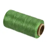 284 Yard 0.8mm 150D Flat Waxed Thread Polyester, Green