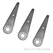 3 x 3" Oscillating Tool Tapered Sealant Knife Cutter- older Fein Multimaster fit