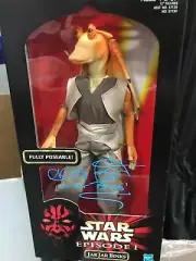 Star Wars Jar Jar Binks Figure SIGNED Ahmed Best