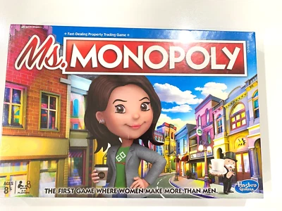Monopoly Ms Monopoly Board Game NEW Sealed Family Game Night Fun