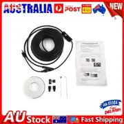 15m/50 Pipe Inspection Camera Endoscope Video Ft Sewer Drain-Cleaner Waterproof
