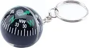 [Wosune] Ball Keychain Compass, Liquid Filled Compass Ball Ball Keyring Compass for Camping for Travel for Hiking