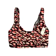 Aerie Offline Sports Bra Womens Medium Goals Stretch Medium Support Animal Print