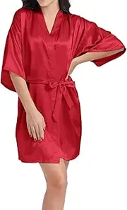 [KSDFIUHAG] Sexy Lingerie for Women for Sex Women's Nightwear Soft Comfortable Satin Women's Home Clothes Sexy V-Neck Nightgown