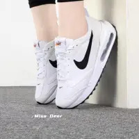 在飛比找蝦皮購物優惠-Nike Air Max Dawn 白黑 運動休閒鞋 黑勾 