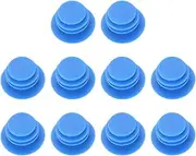 Homoyoyo 10PCS Handlebar Bar End Plugs Caps Plastic Bike Handle Grip Bar End Stoppers for Road Mountain Bike Most Bicycle, Black