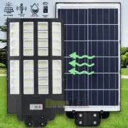 Solar LED Street Light & Remote Waterproof Outdoor Flood Garden Yard Street Lamp