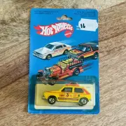 Vintage Hot Wheels 2504 Hare Splitter VW Golf Monte Carlo Yellow 1979