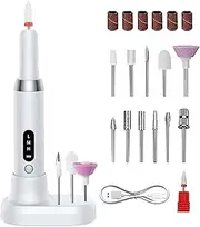 Electric Nail Files Drill, Manicure Pedicure Machine Kit, Adjustable Speed Nail Drill, Rechargeable, Cordless Design, 0-15000 RPM Speed, for Girls, Women, Beginner, Professional