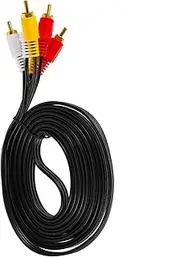 COHEALI 3M Male to Male Cable for DVD Vcd High Performance Video Audio Connection Reliable Transmission Sleek Design Easy Installation