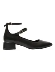 [Sandler] Lydia Heeled Shoes in Black Leather