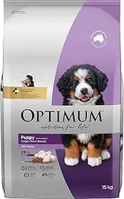 OPTIMUM Puppy Large Breed Dry Dog Food with Chicken 15kg Bag