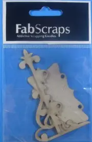 FabScraps Victorian Sign Die-Cut Chipboard Shape
