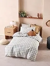Linen House Kids Playground Queen Bed Quilt Cover Set, Green