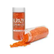 Orange Jimmy Bits Sprinkles | Krazy Sprinkles by Bakell®
