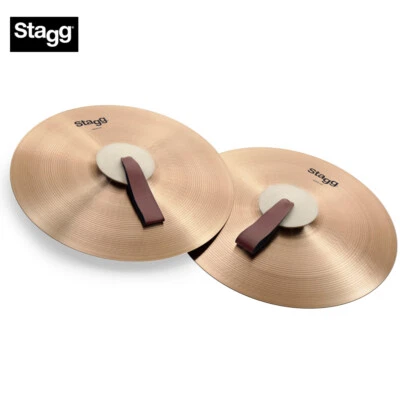 Stagg MASH18 18 Inch Marching/Concert Cymbals - Pair
