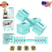 Safety First: 22LBS Adjustable Dumbbells with Anti-Slip Grip & Locking Mechanism