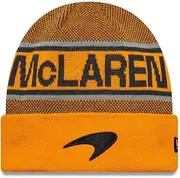 F1 McLaren 2022 Team Bobble Cuff Beanie Hat Orange, Orange, One Size