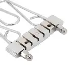 Guitar Bridge Tailpiece Height Adjustment 6 String Trapeze Tailpiece For Archtop