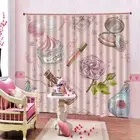 Perfume Is A Woman 3D Curtain Blockout Photo Printing Curtains Drape Fabric