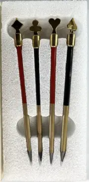Vintage Set 4 Stylecraft Baltimore Graphite Bridge Score Pencils Original Box
