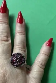 NEW! Effy Sterling Silver, Amethyst & Rhodolite Ring / $565