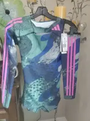 Adidas Leotard 2023 Pro Elite Team w Sleeve Speedsuit HR5622 Running Carrera S