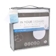 In Your Dreams King Cotton Terry + PU Waterproof Mattress Protector 110GSM