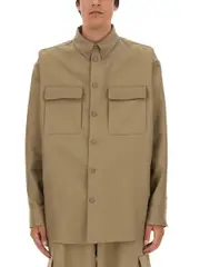 [Off-White] Off-White-Oversize Fit Shirt-Uomo M