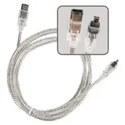 Firewire 6-4 Pin DV Video Cable Cord Lead For JVC Everio Camcorder GR-DA30/U/S/A
