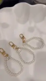 Pearl Customised Initial Keyring, Custimised Keyring