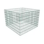 Square Mesh Garden Composter 100 x 100 x 70 cm vidaXL