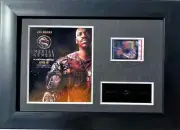 Mortal Kombat 2021 Jax Briggs 35mm Film cell Display Framed Memorabilia + COA