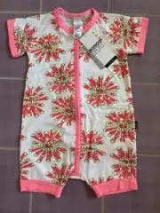 BNWT BONDS Christmas Wondersuit Romper. Size 2 (18-24 Months). 'Happy Always'