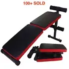 Foldable Adjustable Sit Up Weight Incline Bench Press Fitness Gym ResistanceBand