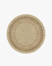 185' Round | Machine Washable Runner Rug | Kid & Pet Friendly | Indoor Rug | Beatrice Tan Flatwoven Rug | Ruggable