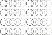8Pcs Piston Rings Set Compatible with BMW M5 M6 X5 X6 550i F06 F07 F10 F12 F15 F85 F90 F16 F86 S63 N63 N63N S63N 4.4L V8 Engine 11257649927